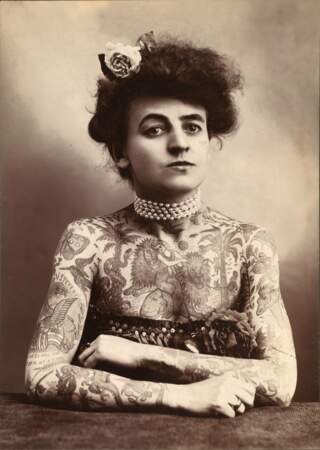 Maud Stevens Wagner, la première tatoueuse