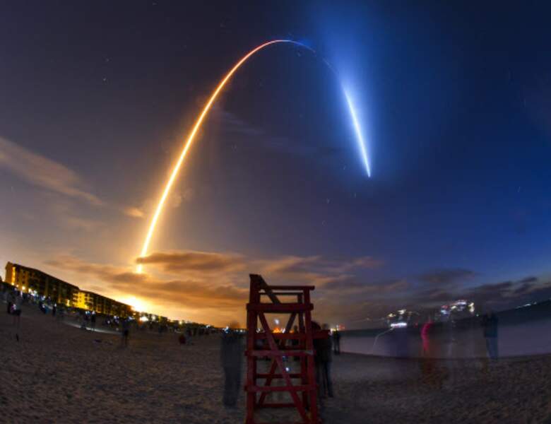 23 avril : Décollage de la capsule Crew Dragon, de Space X 