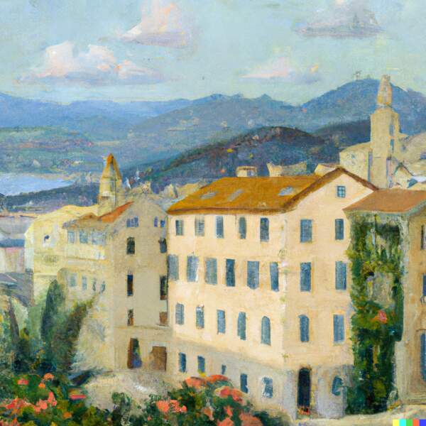 Bastia, par Cézanne