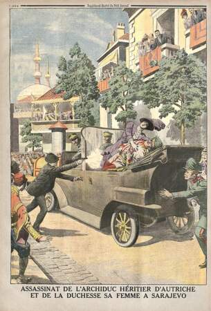 1914 : assassinat de l'archiduc François-Ferdinand d'Autriche par Gavrilo Princip 2/2