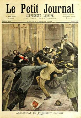 1894 : assassinat de Sadi Carnot par Sante Geronimo Caserio