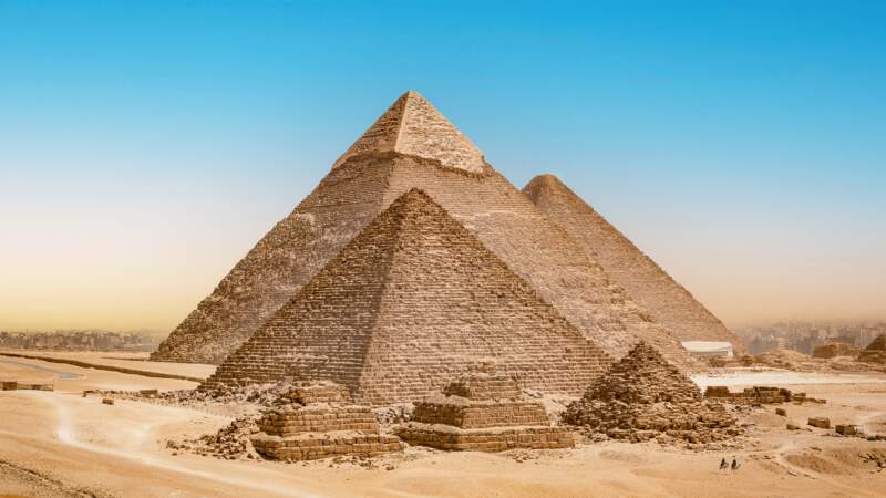 La plus grande des pyramides du plateau de Gizeh