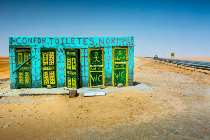 Pause désert en Tunisie