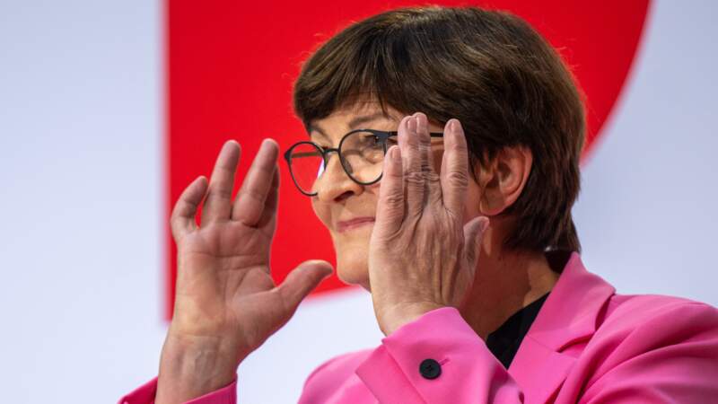 Esken erhält das zweitschlechteste Ergebnis bei einer SPD-Vorsitzendenwahl 