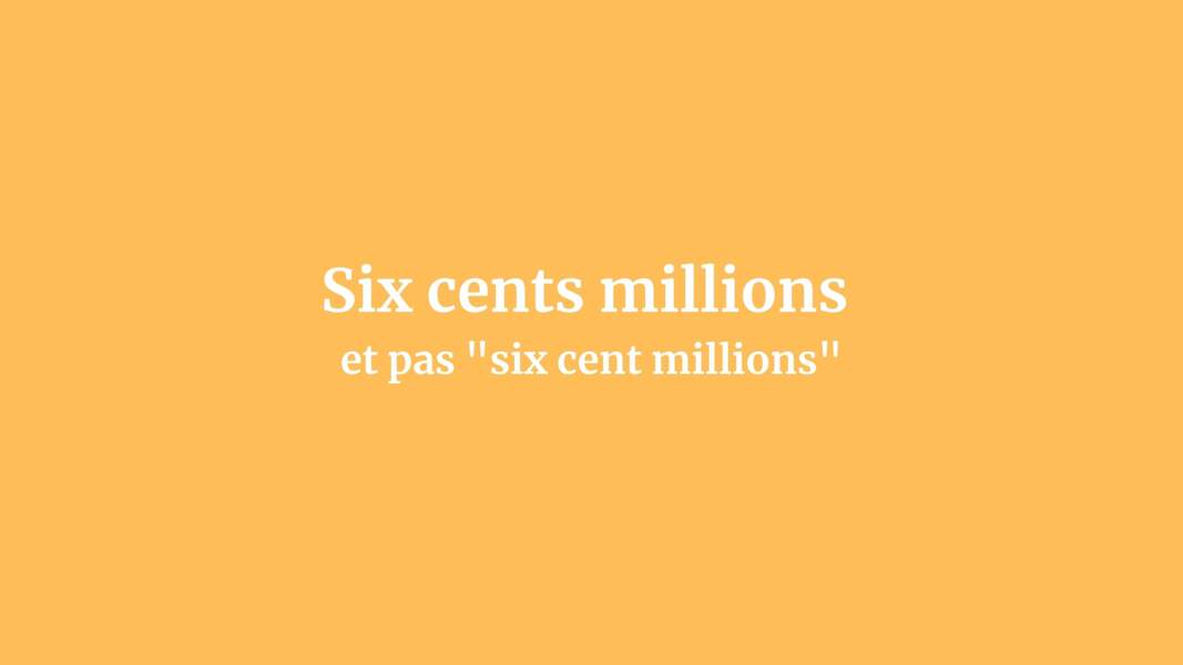 Six cents millions