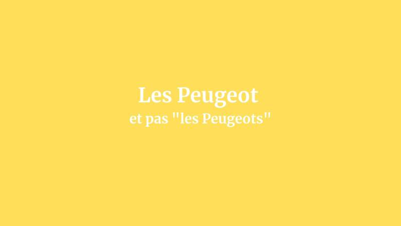 Les Peugeot