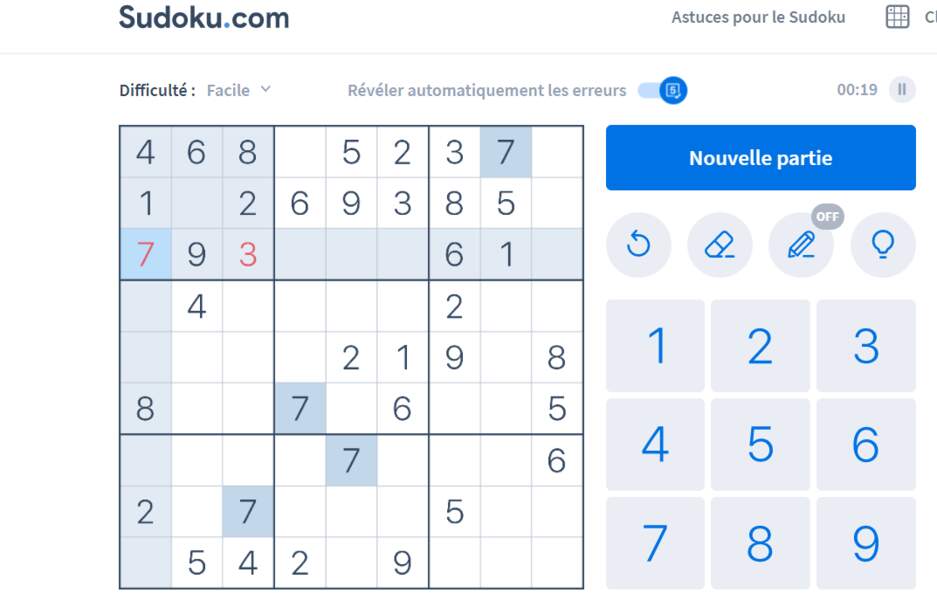 Le Sudoku, entre simplicité et réflexion