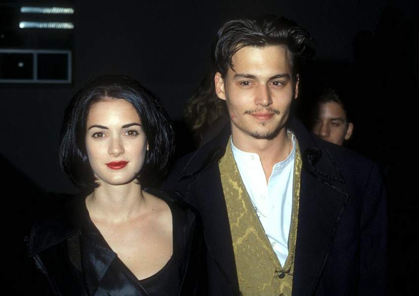 Winona Ryder et Johnny Depp