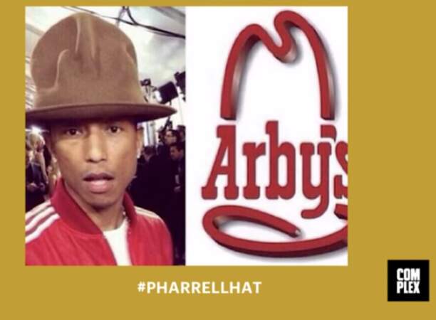 Le chapeau gigantesque de Pharrell Williams