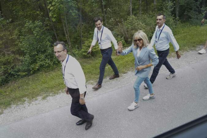 Brigitte Macron en marge du sommet du G7