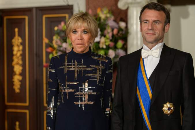 Emmanuel et Brigitte Macron en visite aux Pays-Bas