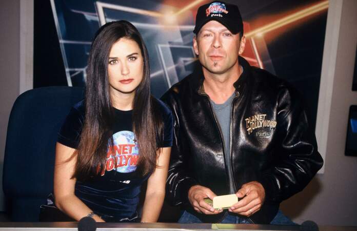 1995 : Demi Moore et Bruce Willis sont en France, invités au JT de 20h de TF1. 