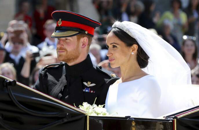 Le 19 mai 2018, Meghan Markle dit "oui" au prince Harry lors d'un mariage flamboyant. 