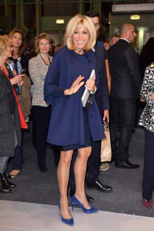 Brigitte Macron au vernissage de la FIAC 2017 au Grand Palais