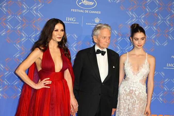 2023 : Michael Douglas, Catherine Zeta-Jones et leur fille Carys au festival de Cannes
