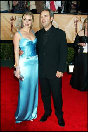 En 2003, déjà maman d’une petite Mia née de ses amours avec Jim Threapleton, Kate Winslet se marie au réalisateur Sam Mendes, père de son fils Joe.