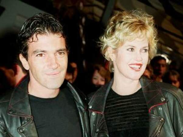 Antonio Banderas et Melanie Griffith ont formé l'un des couples les plus glamours du cinéma des années 1990 et 2000.  
