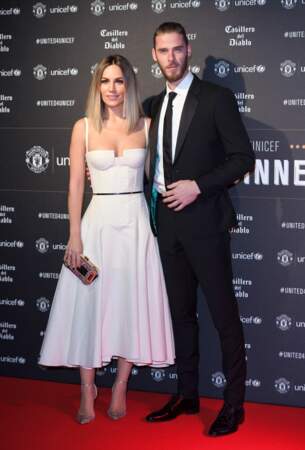 David de Gea and Edurne Garcia