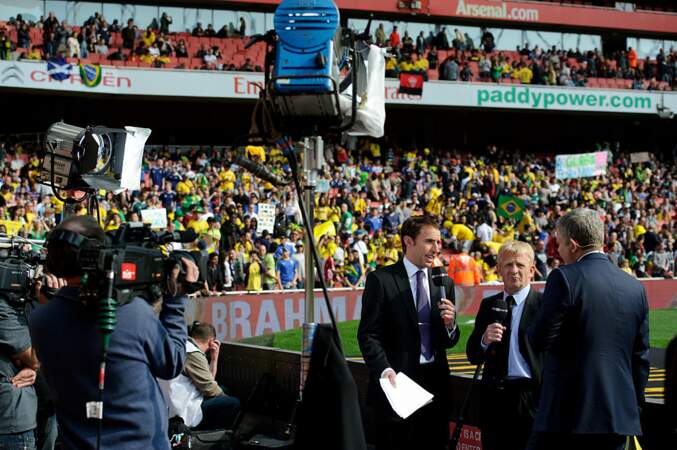 Southgate was also a co-commentator for ITV 