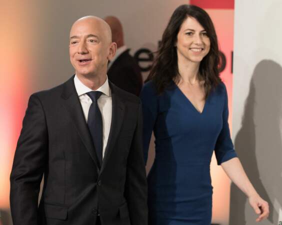 Jeff and Mackenzie Bezos: $38 billion