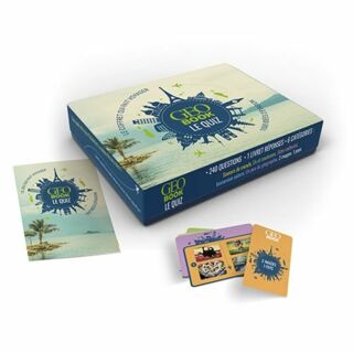 GEOBOOK le quiz - le jeu qui fait voyager - 1000 idées d'évasion