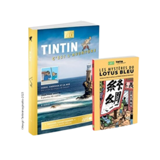 Tintin 10 + OJ lotus bleu