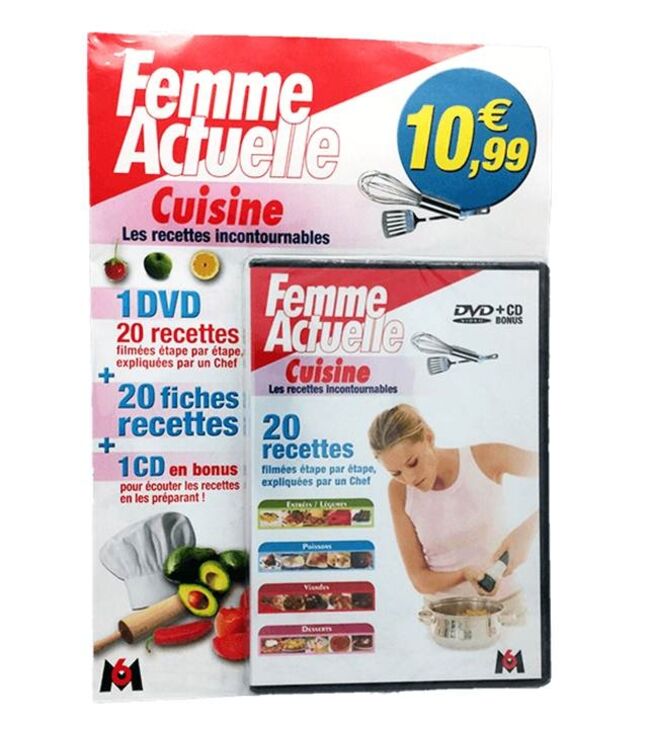 DVD + Fasicule - M6 & Femme actuelle - Cuisine recette incontournables