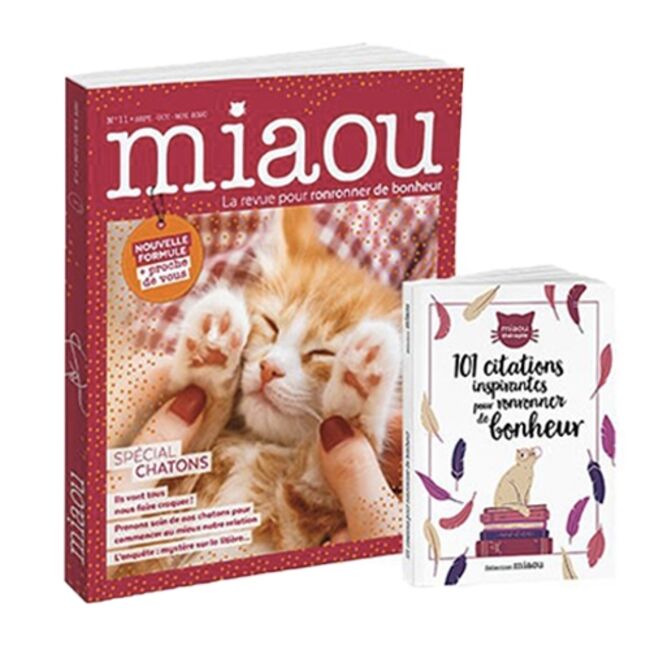 Miaou N 11 Oj 101 Citations Inspirantes Pour Ronronner De Bonheur Prismashop