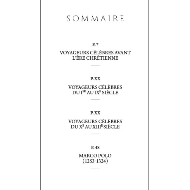 Sommaire - Récits d'aventure Jules Vernes - Tome 1 Des premiers explorateurs à Christophe Colomb